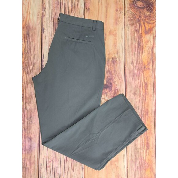 Nike Golf Dri-Fit Mens Gray Slim Fit Golf Pants 36x32 - Picture 3 of 8